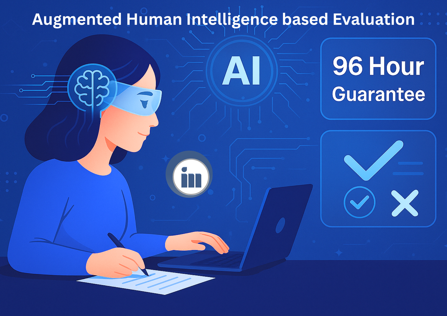 96 Hours Guaranteed Evaluation for ESSAY Answers - Augmented Human Intelligence KPI Tool - Easy Copy Submission through Whatsapp / Telegram / Email - Pay Per Answer