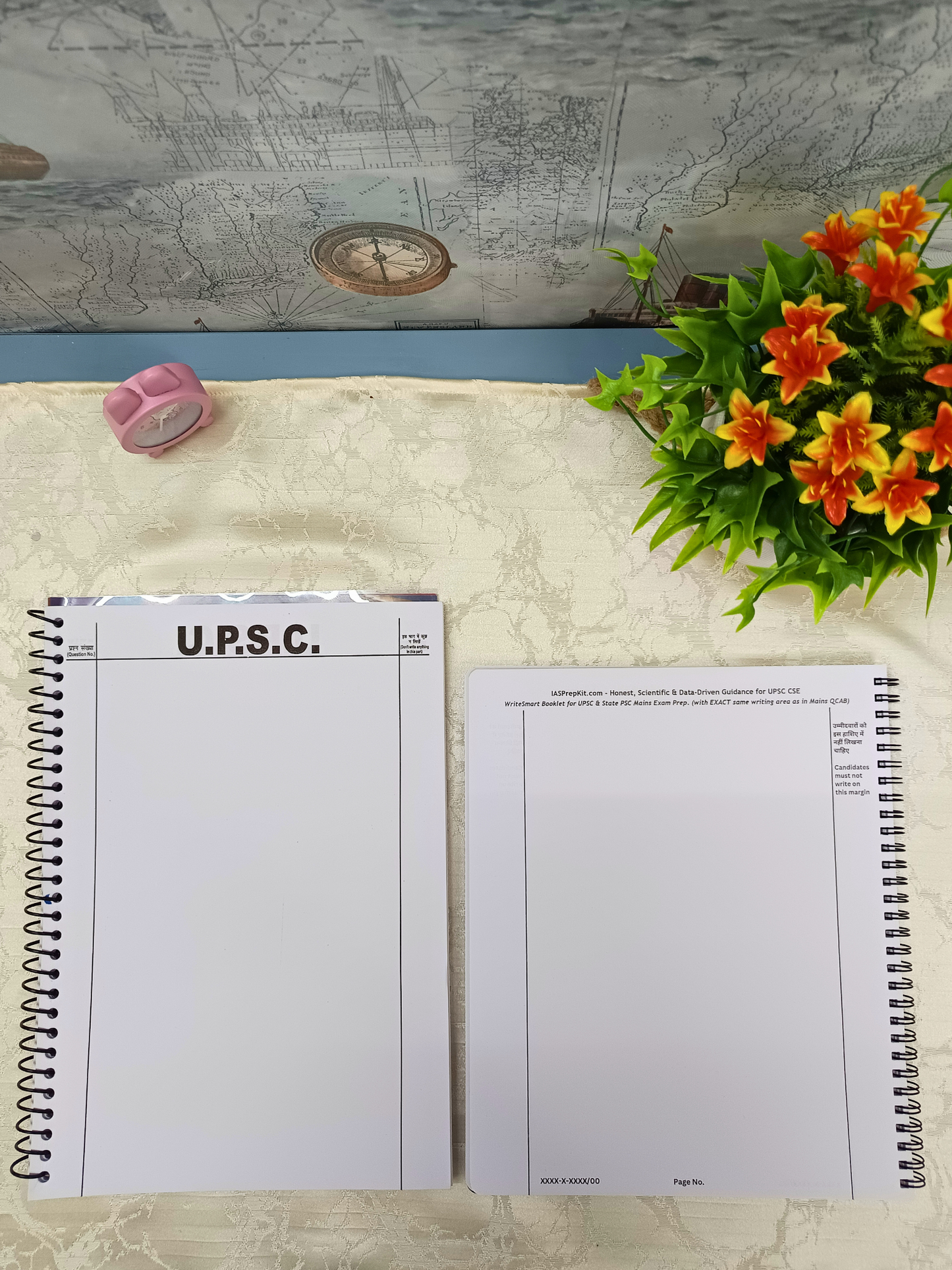 WriteSmart Orange - 5 Booklets (Total 1,000 Pages)