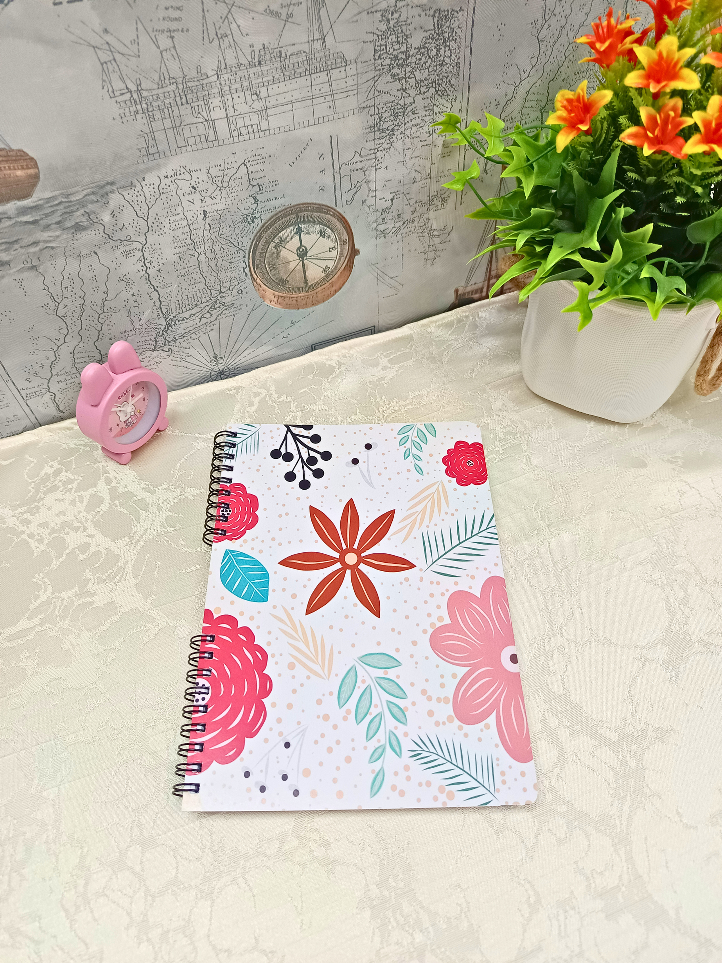 Buy ALL 7 Cover Designs for Rs. 89 EACH - Small Size A5 Notebook - 200 Pages each