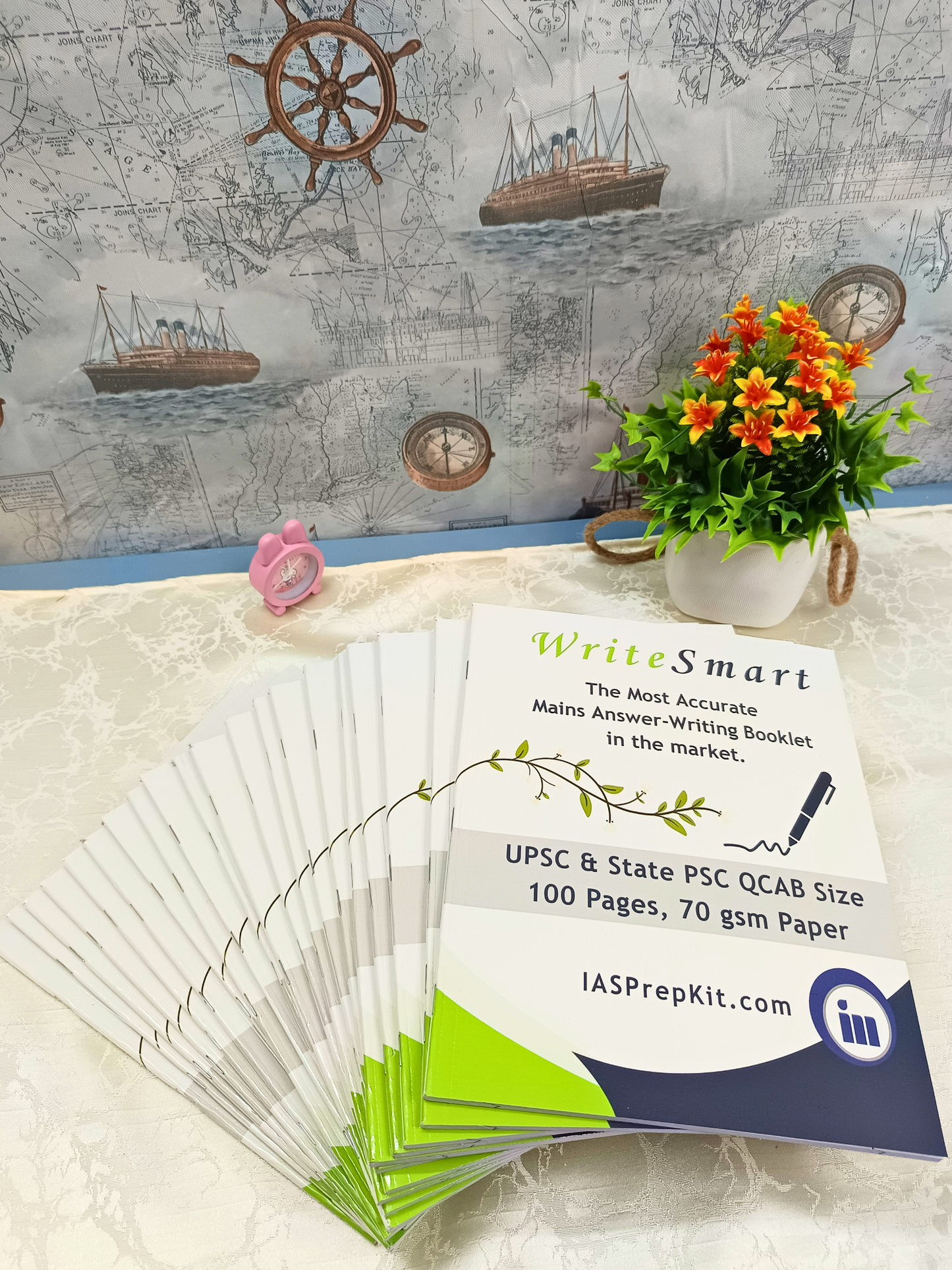 WriteSmart Green - 20 Booklets (Total 2,000 Pages)