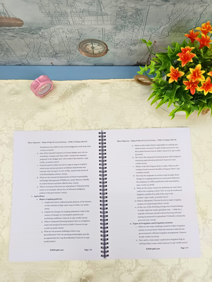 Micro-Topicwise Mains PYQs - GS (1,2,3,4) & Essay