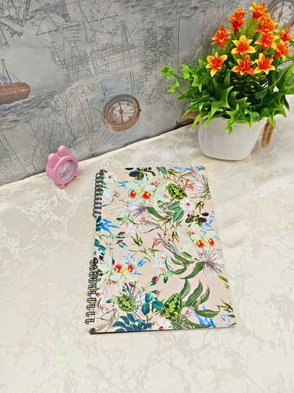 Tropical Canopy Cover Design - Standard Size B5 Notebook - 200 Pages