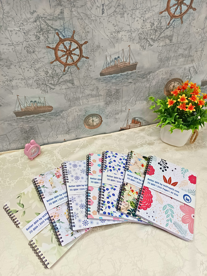 Buy ALL 7 Cover Designs for Rs. 89 EACH - Small Size A5 Notebook - 200 Pages each