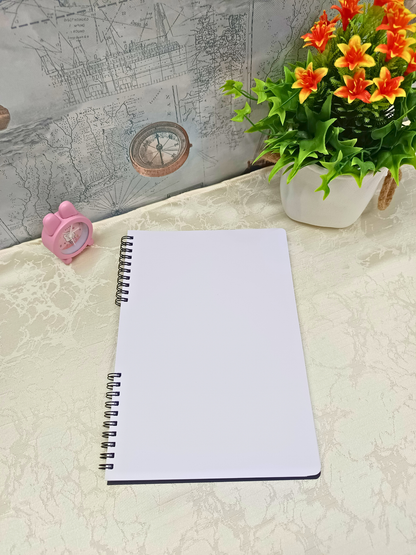Pastel Meadow Cover Design - Standard Size B5 Notebook - 200 Pages