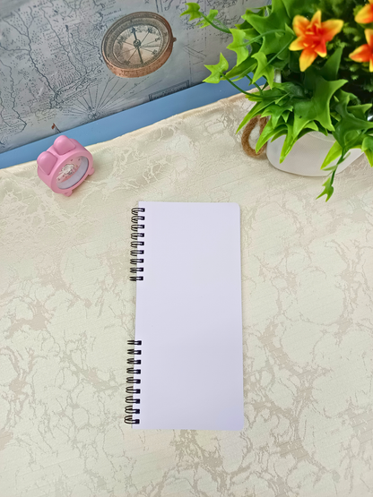 Ivory Bloom Cover Design - Slim Pad - 200 Pages