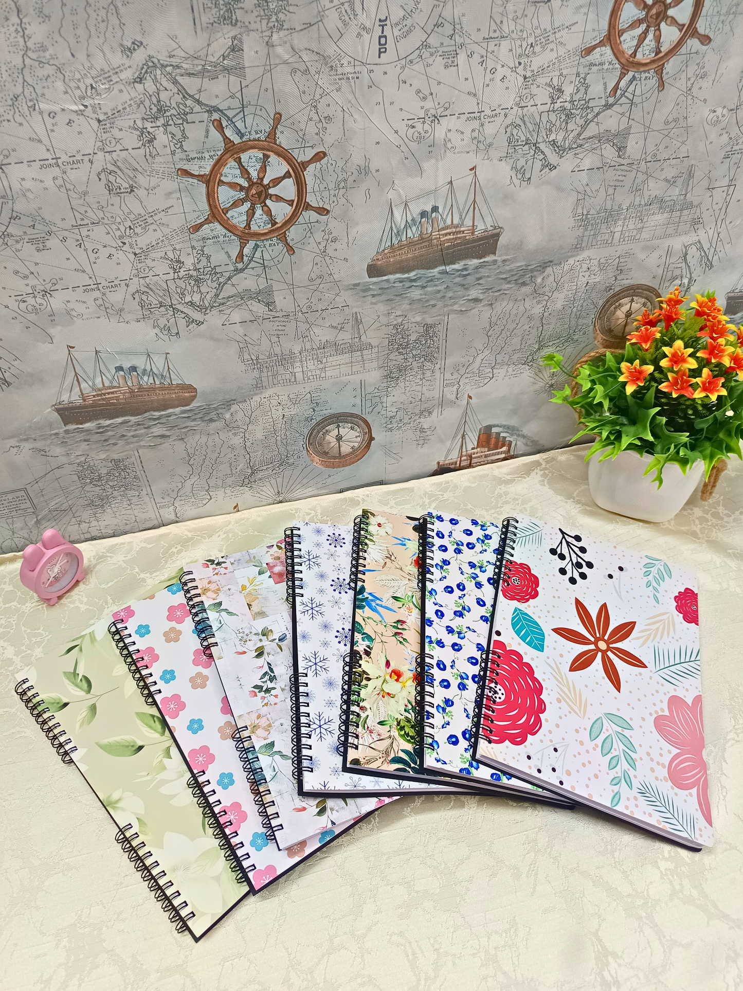 Buy ALL 7 Cover Designs for Rs. 109 EACH - Standard Size B5 Notebook - 200 Pages each