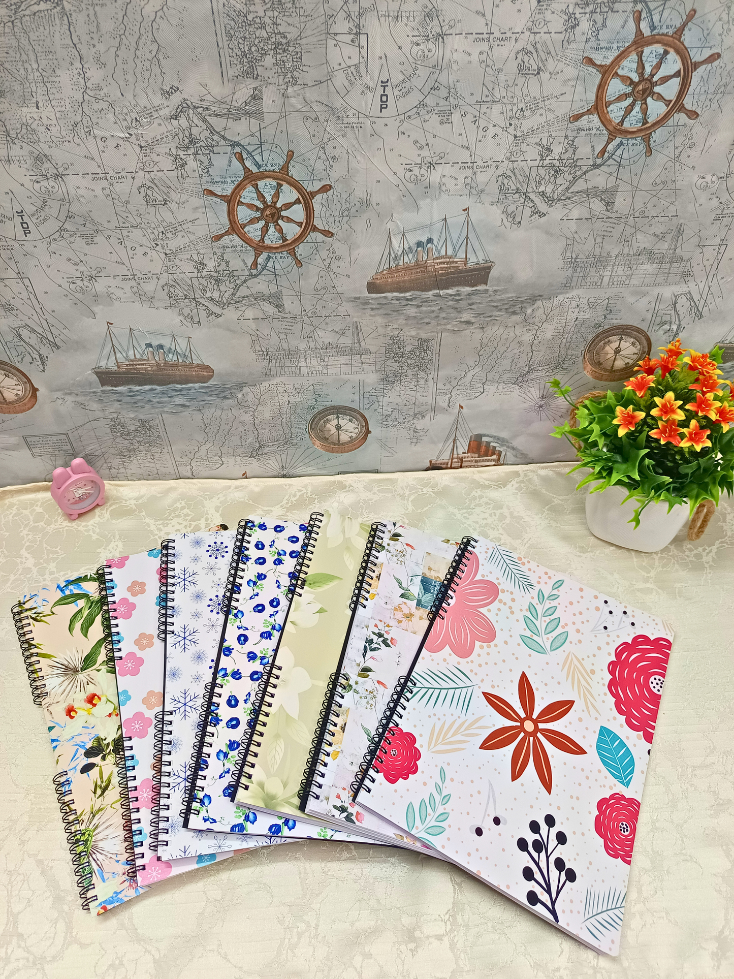 Buy ALL 7 Cover Designs for Rs. 149 EACH - Large Size A4 Notebook - 200 Pages each