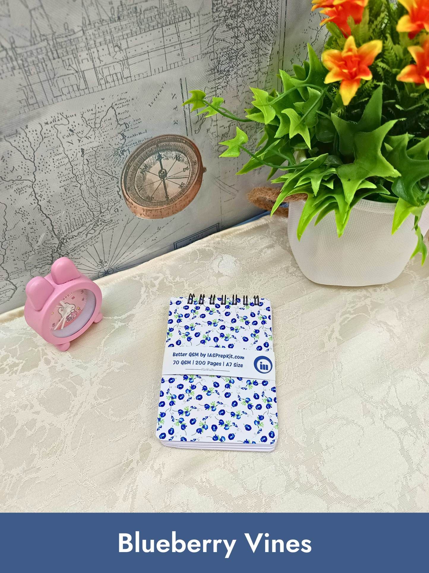 Buy ALL 7 Cover Designs for Rs. 49 EACH - A7 Size Pocket Notepad - 200 Pages each