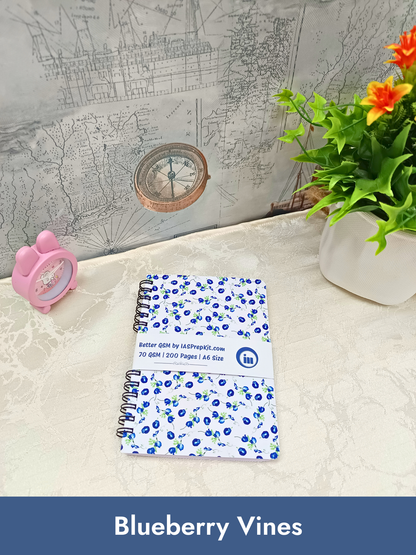 Buy ANY 2 Cover Designs for Rs. 89 EACH - A6 size Pocket Notebook - 200 Pages each