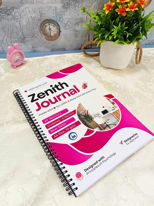 Zenith Journal - Undated for 6 Months - Large Size