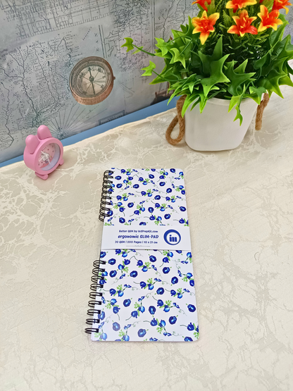Blueberry Vines Cover Design - Slim Pad - 200 Pages