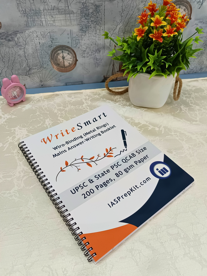 WriteSmart Answer Writing Booklets (UPSC QCAB Size) – IASPrepKit.com