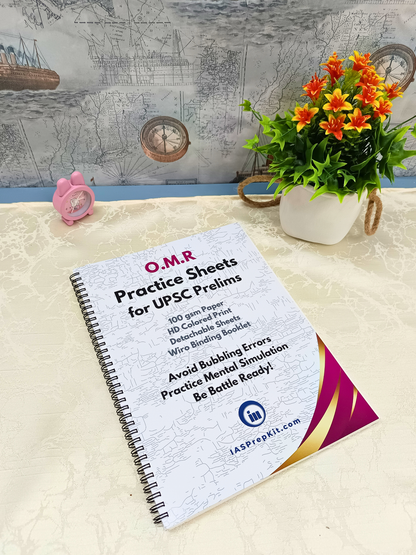 25 OMR Practice Sheets - Exact UPSC Replica