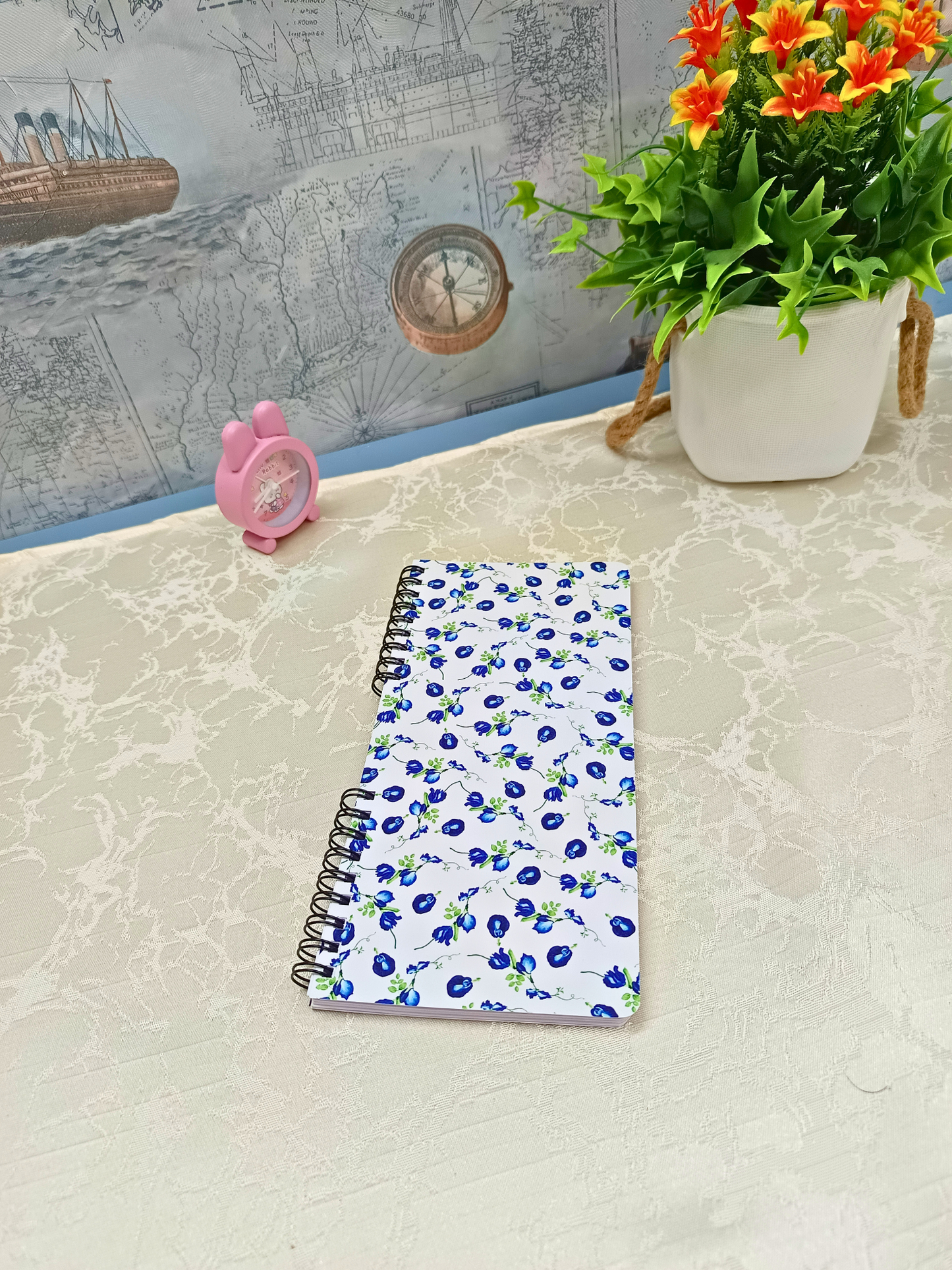 Blueberry Vines Cover Design - Slim Pad - 200 Pages