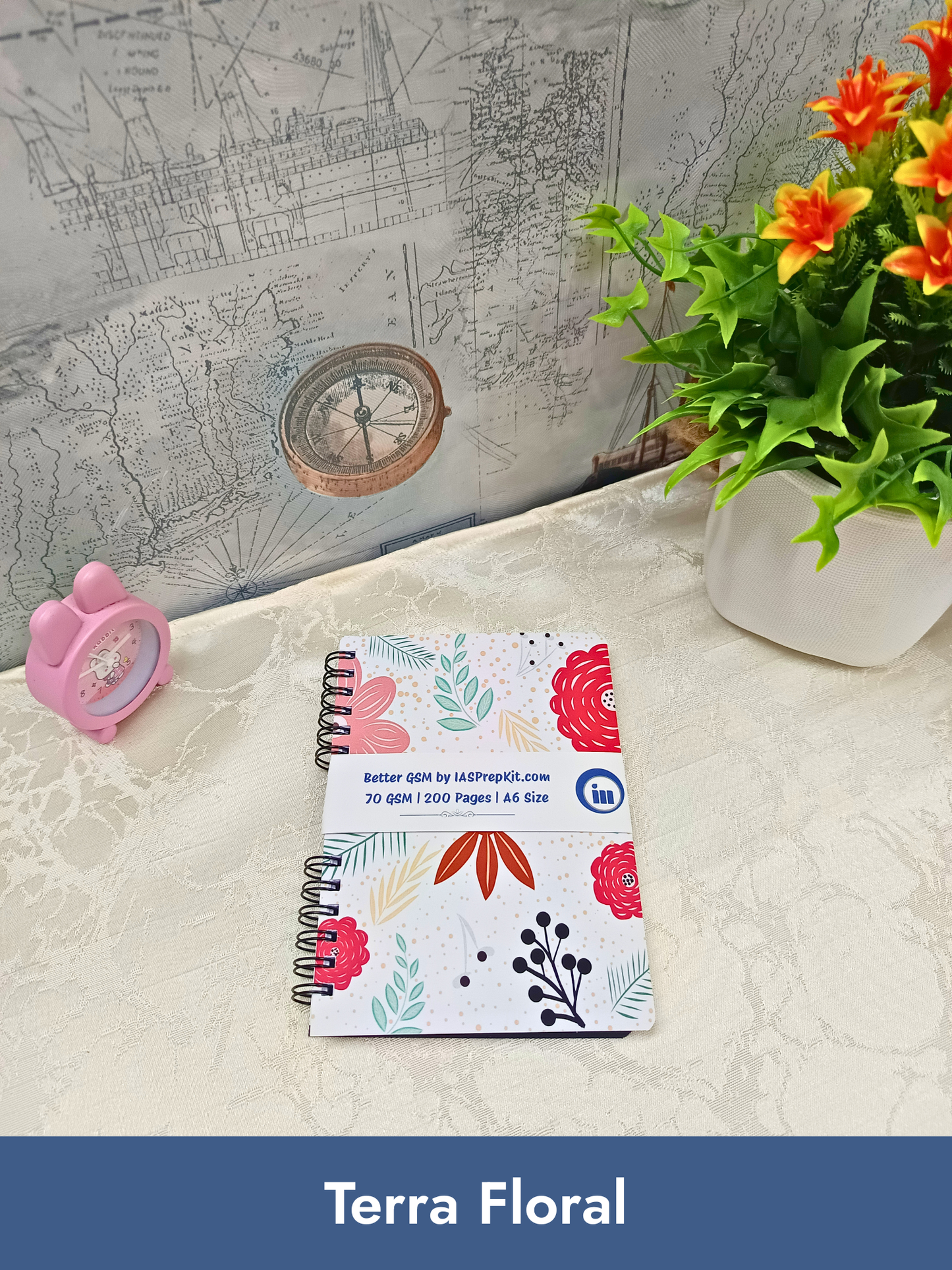 Buy ALL 7 Cover Designs for Rs. 69 EACH - A6 size Pocket Notebook - 200 Pages each