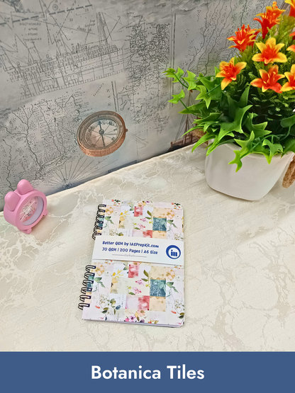 Buy ANY 2 Cover Designs for Rs. 89 EACH - A6 size Pocket Notebook - 200 Pages each