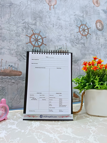 Focus Flow - Undated 180 Day Desk Journal - A5 Size