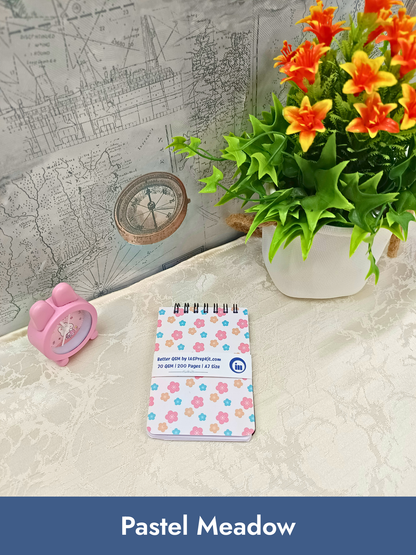 Buy ALL 7 Cover Designs for Rs. 49 EACH - A7 Size Pocket Notepad - 200 Pages each