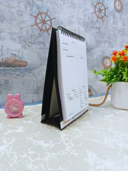 Focus Flow - Undated 180 Day Desk Journal - A5 Size