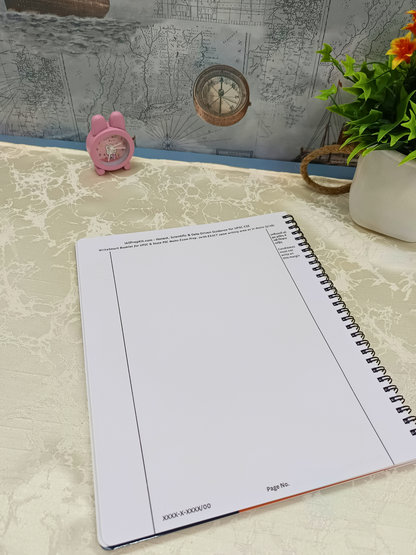 WriteSmart Orange - 5 Booklets (Total 1,000 Pages)