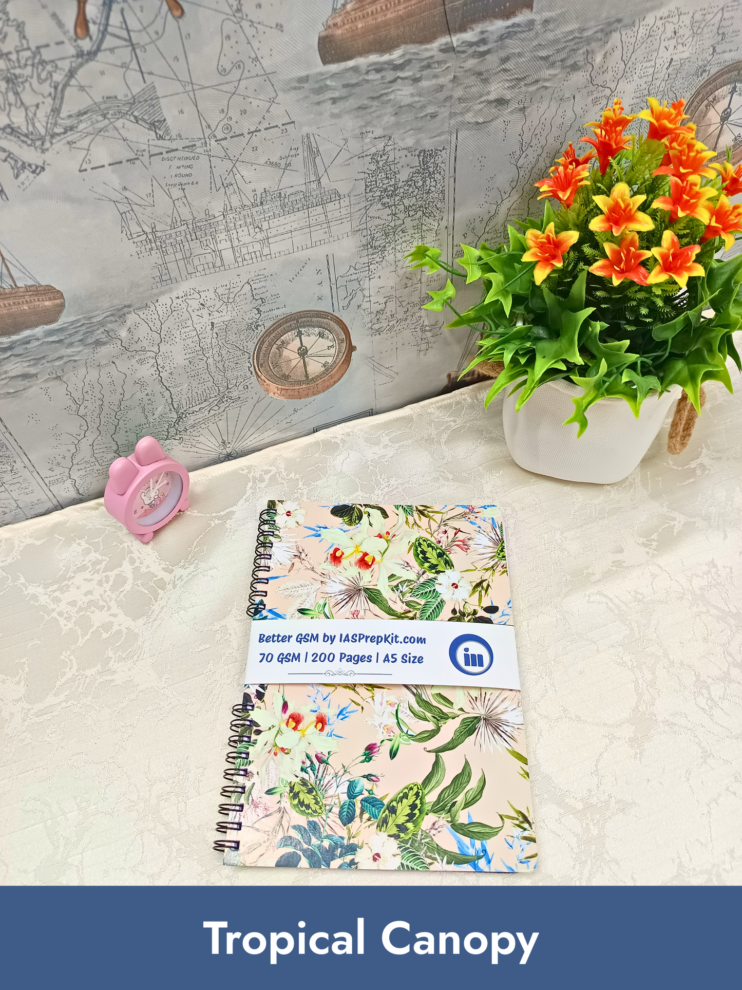 Buy ALL 7 Cover Designs for Rs. 89 EACH - Small Size A5 Notebook - 200 Pages each