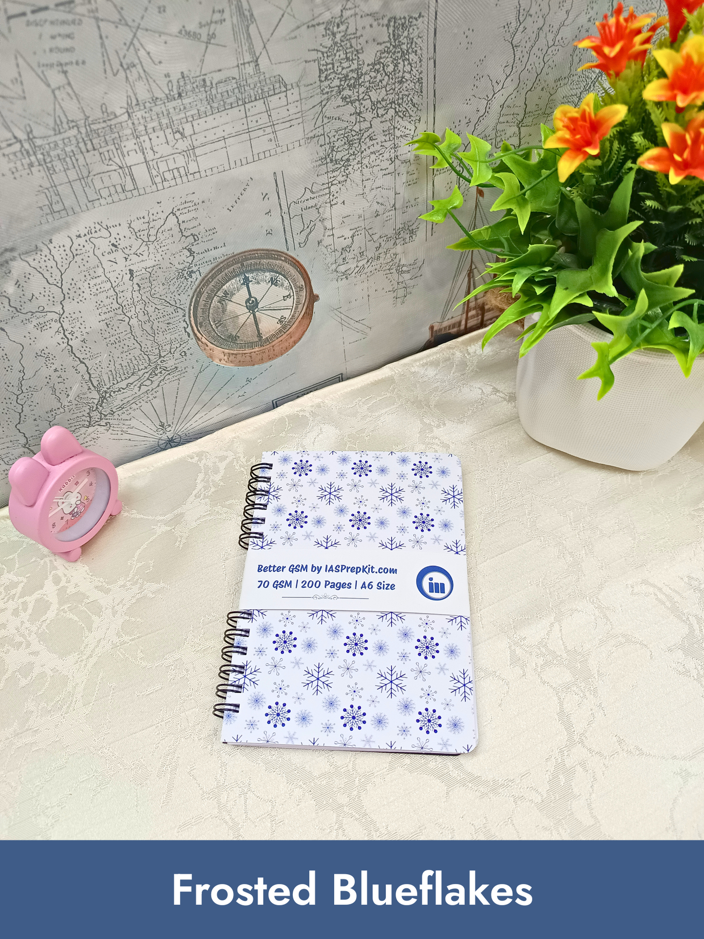 Buy ALL 7 Cover Designs for Rs. 69 EACH - A6 size Pocket Notebook - 200 Pages each