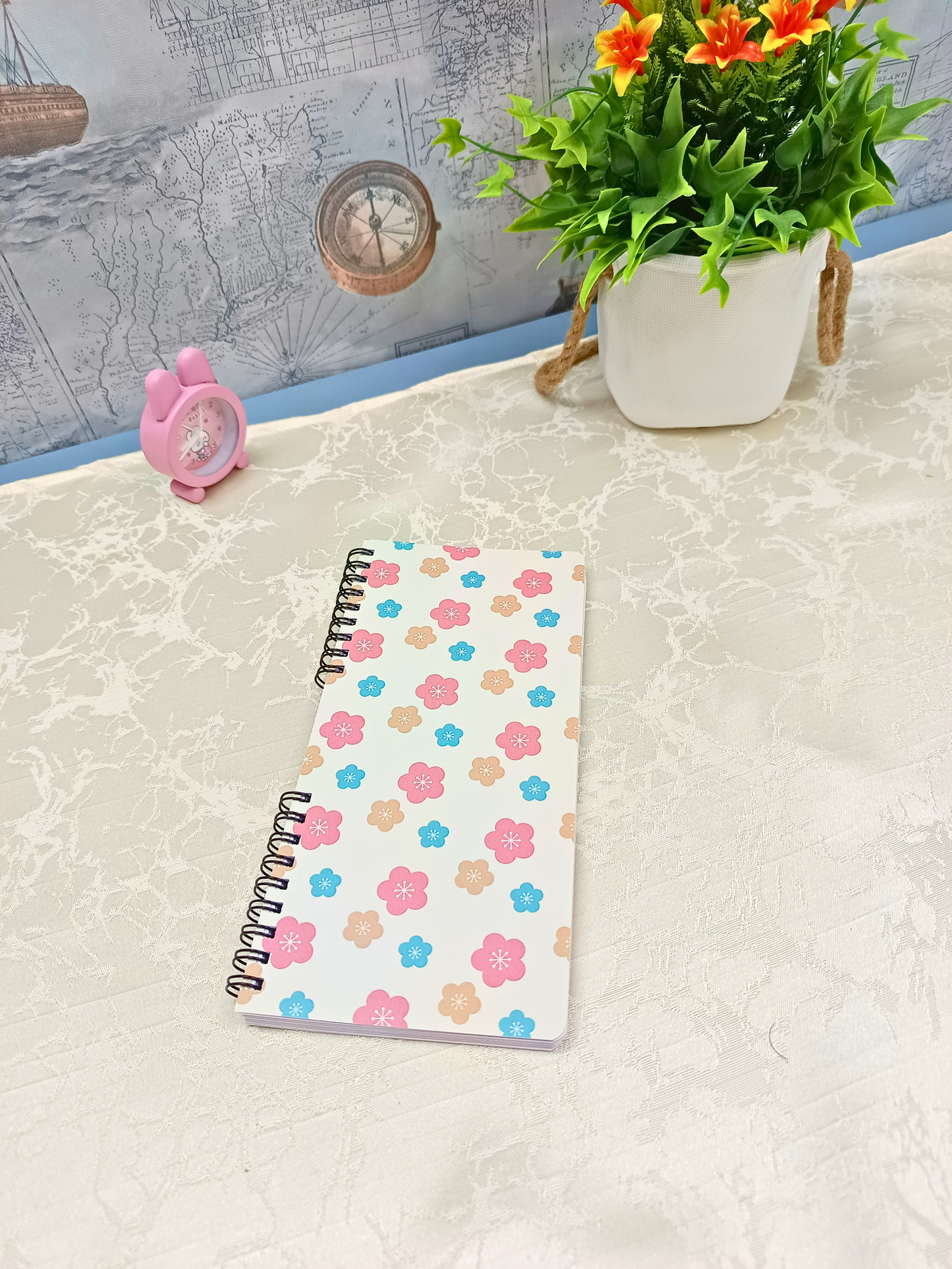 Pastel Meadow Cover Design - Slim Pad - 200 Pages