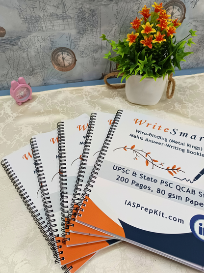 WriteSmart Orange - 5 Booklets (Total 1,000 Pages)