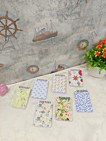 Buy ALL 7 Cover Designs for Rs. 49 EACH - A7 Size Pocket Notepad - 200 Pages each