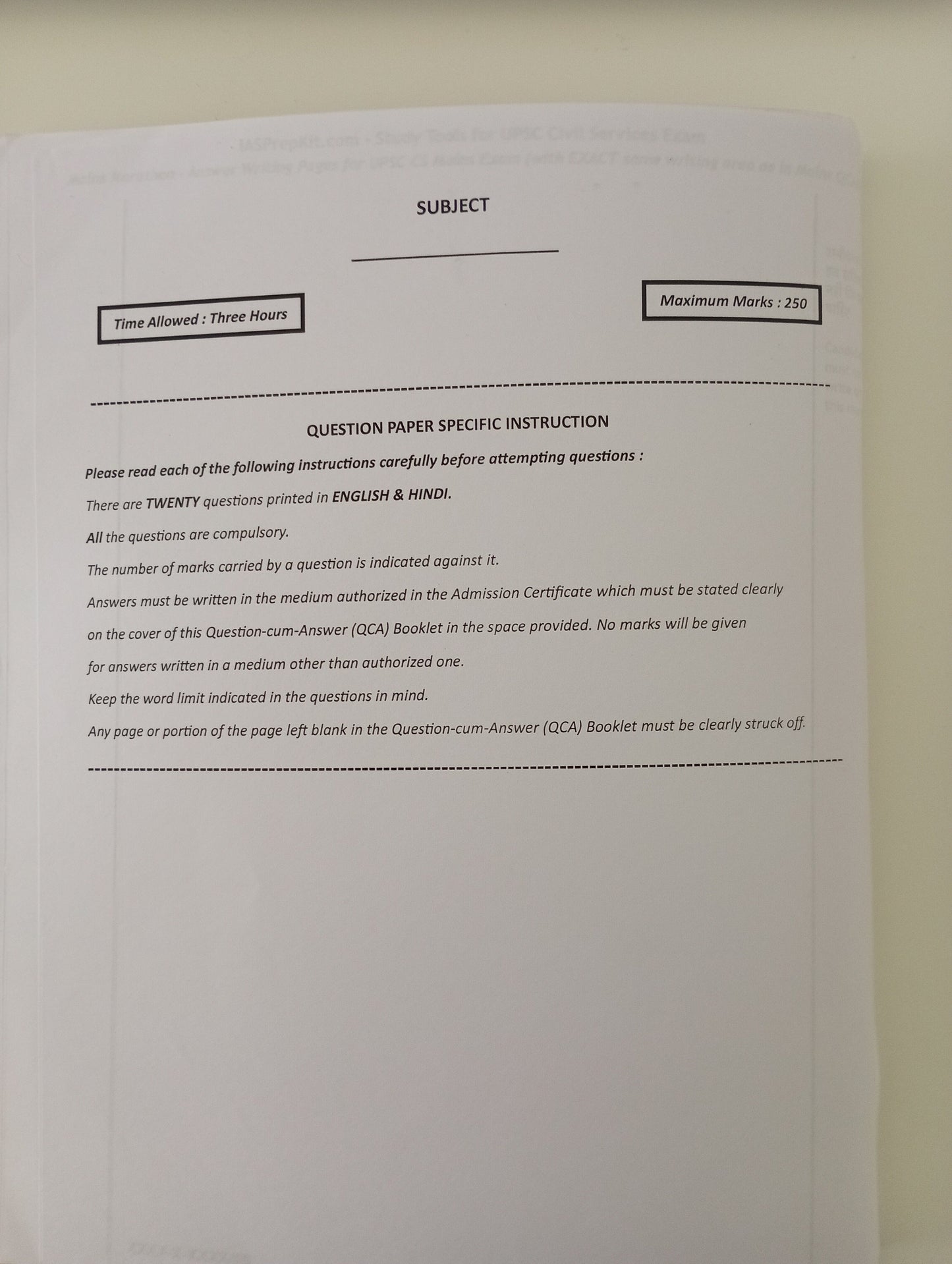 2024 to 2013 (12 Years) - Manipuri Literature Optional (includes both paper 1 and 2) - Real Exam Simulator Booklet (UPSC QCAB Size) - Total 24 Booklets