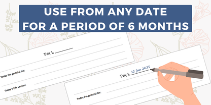 A5 Size - Zenith 6E - Exam Planner, Study & Lifestyle Journal for 6 Months (You can use this from any date)