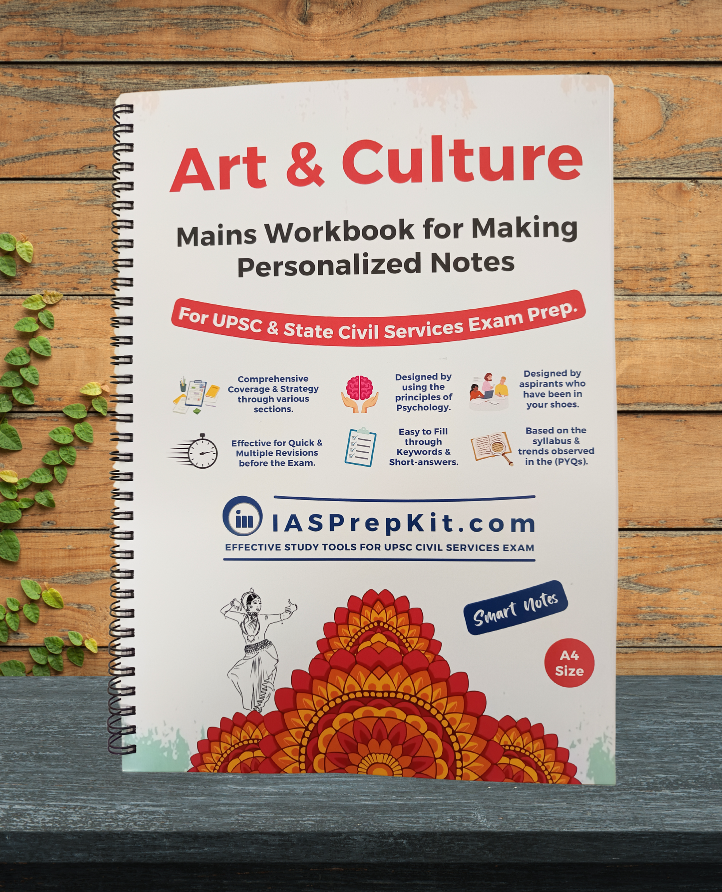 Art & Culture (GS 1) - Mains Workbook to Make Personalized Notes for UPSC Civil Services Exam