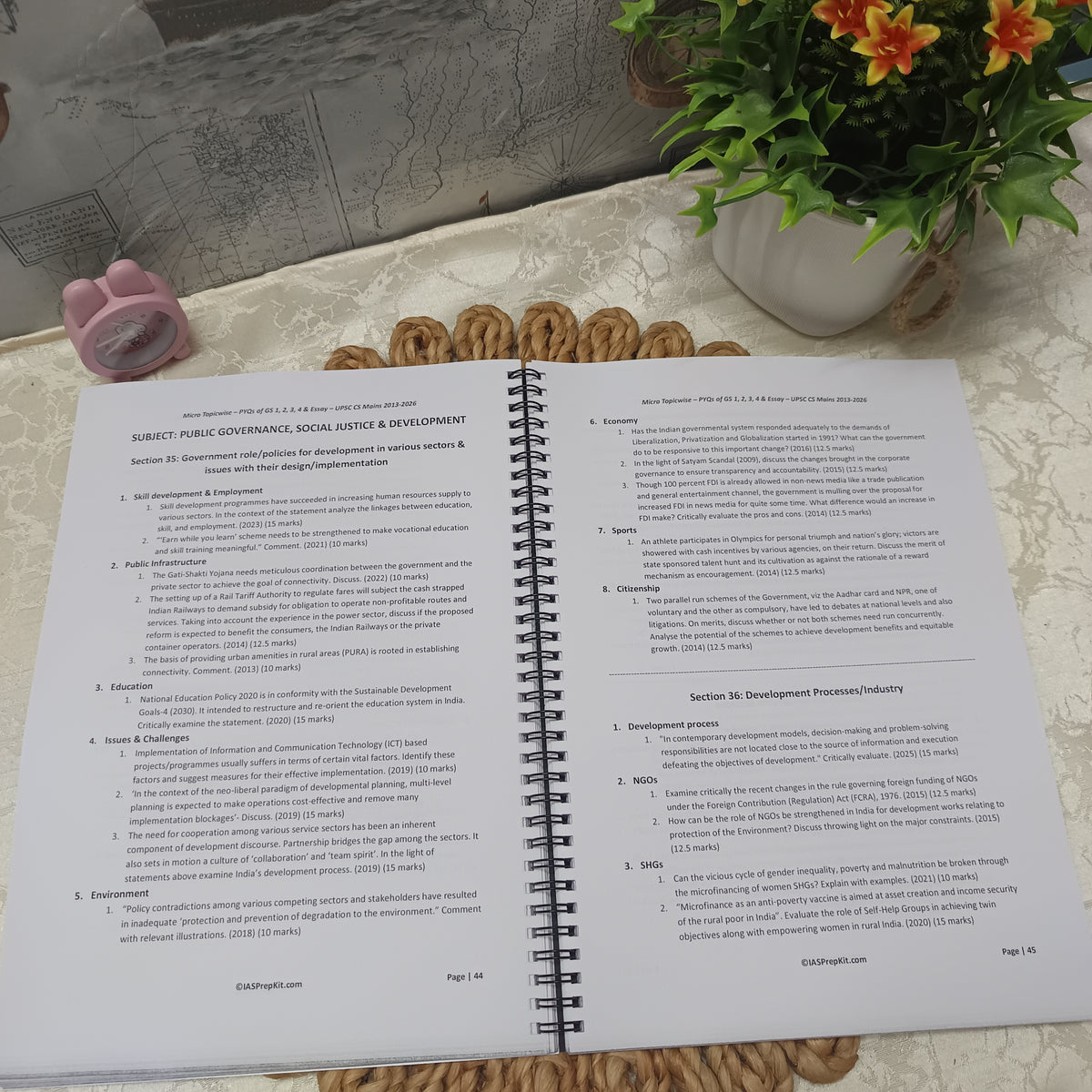 Micro-Topicwise Mains PYQs - GS (1,2,3,4) & Essay