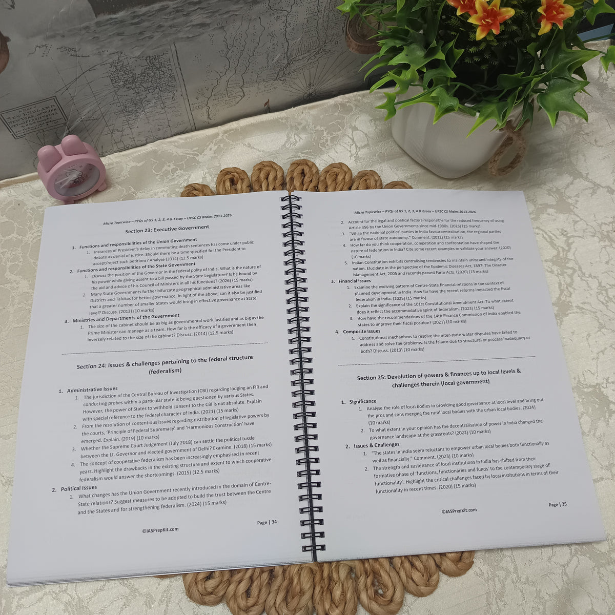Micro-Topicwise Mains PYQs - GS (1,2,3,4) & Essay