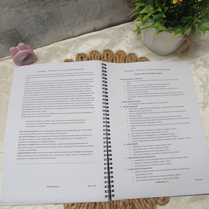 Micro-Topicwise Mains PYQs - GS (1,2,3,4) & Essay