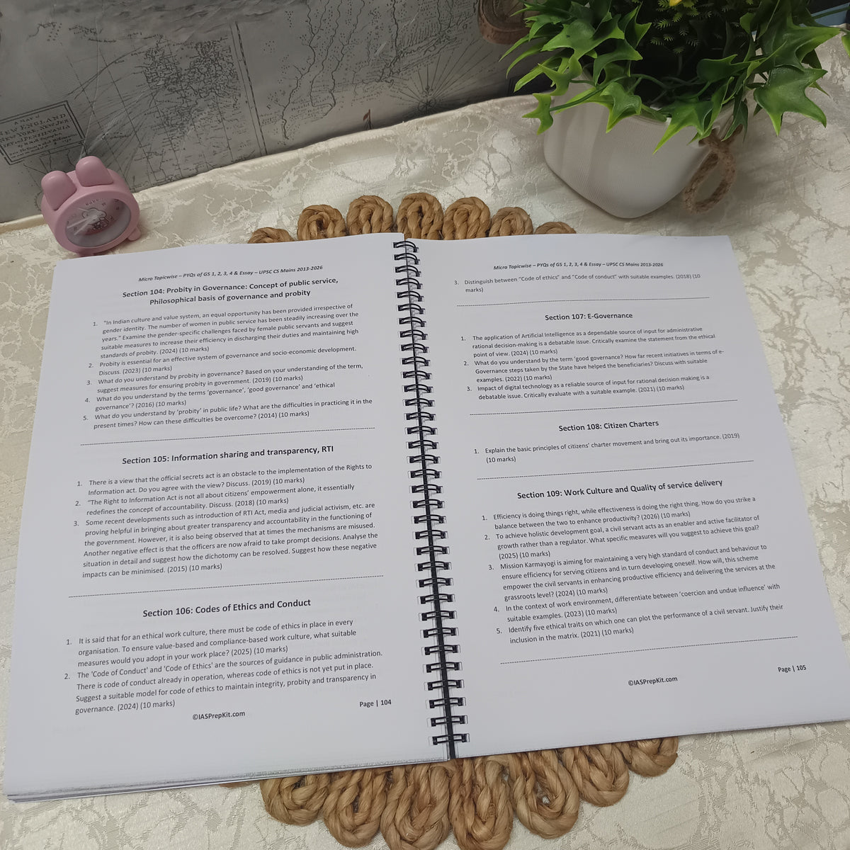 Micro-Topicwise Mains PYQs - GS (1,2,3,4) & Essay